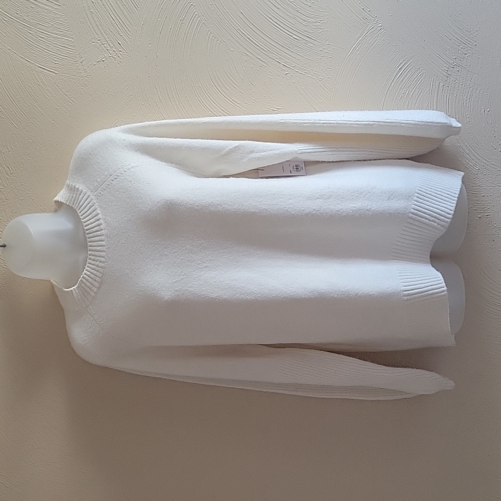 NWT Nine West White Oversized Sweater size S